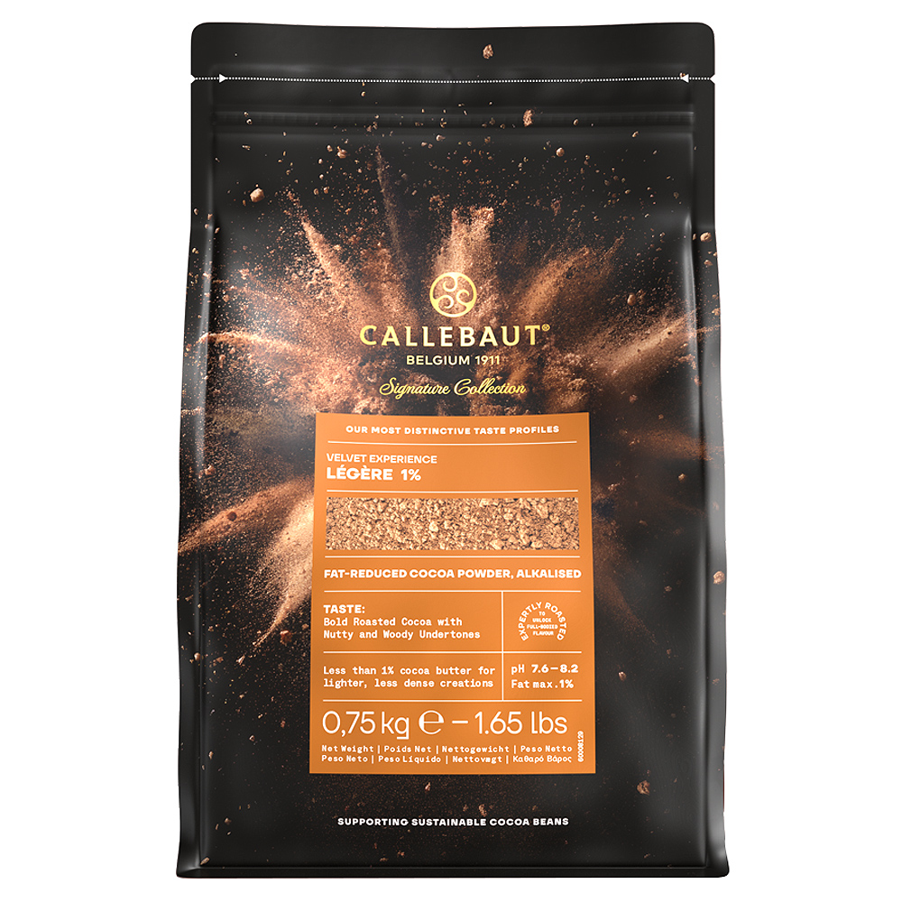 Kakaopulver Callebaut Velvet Légère 1% 750 g