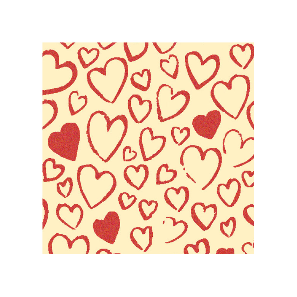 Överföringsark Hearts of love 300x400 mm 3-pack