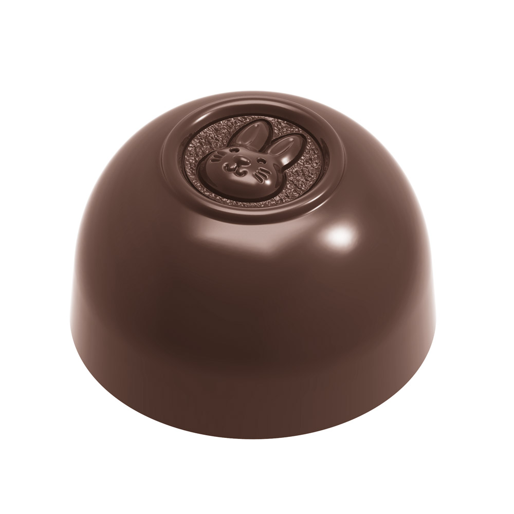 Rund påskform med söt liten kanin