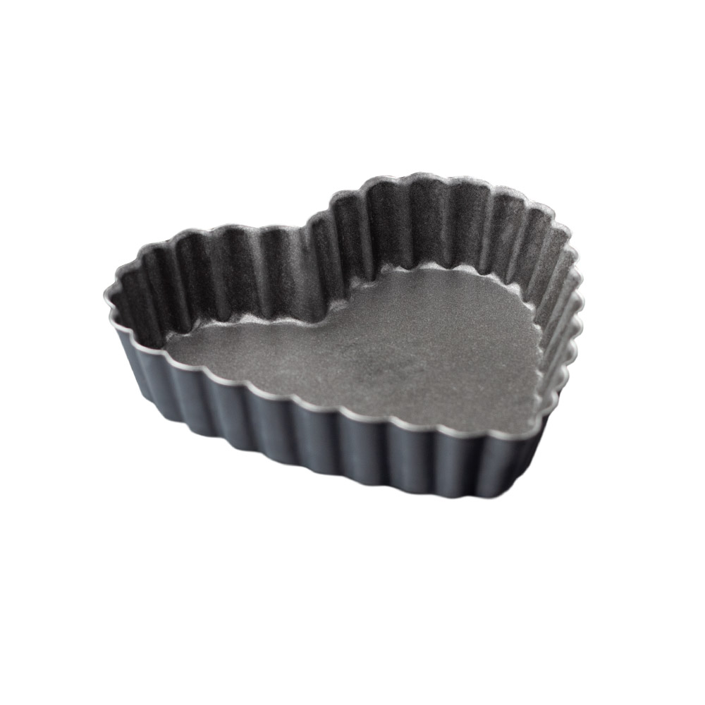 Hjärtform i metall till gjutning av söta och salta pajer