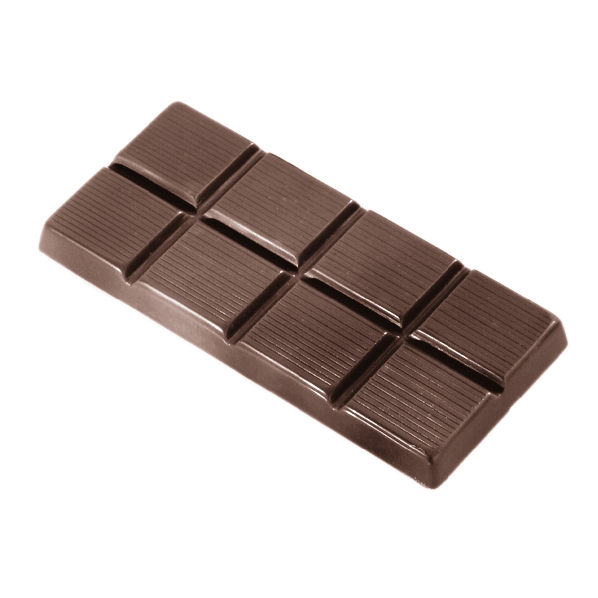 Chokladform till gjutning av räfflade chokladkakor