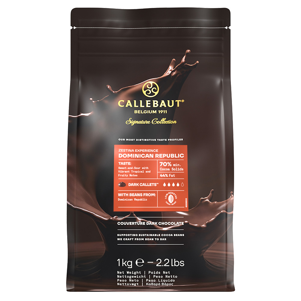 Mörk choklad – Callebaut Zestina Dominican Republic 70% 1 kg